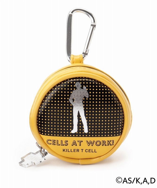 【グッズ-ポーチ】はたらく細胞 マルチケース (キラーT) 【PLATINUM AURA】