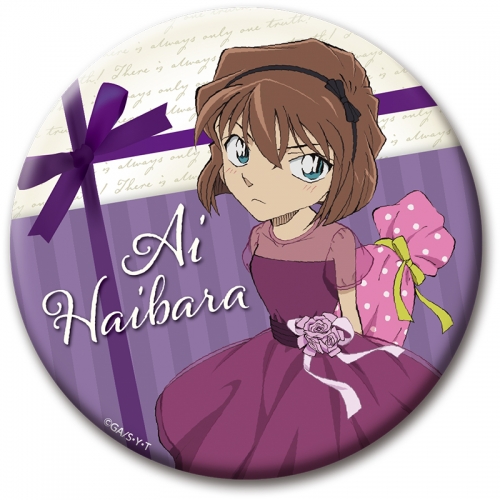 グッズ-バッチ】名探偵コナン ちょいデカ缶バッジ 灰原（プレゼント  