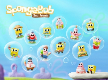トレーディングフィギュア】POPMART SpongeBob ベストフレンズ popmart スポンジボブポップマートフィギュア
