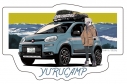 【グッズ-ステッカー】『ゆるキャン△』10周年記念展 『ゆるキャン△』防水ステッカー <F>の画像