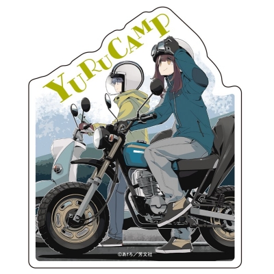 【グッズ-ステッカー】『ゆるキャン△』10周年記念展 『ゆるキャン△』防水ステッカー <E>
