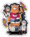 【グッズ-ステッカー】『ゆるキャン△』10周年記念展 『ゆるキャン△』防水ステッカー <D>の画像