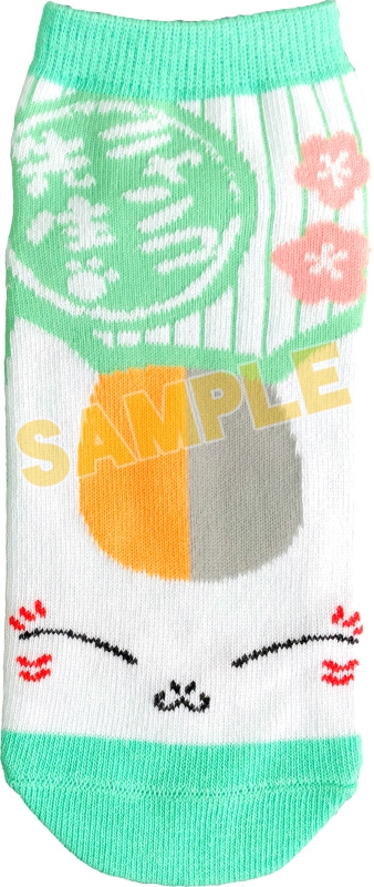 グッズ 靴下 夏目友人帳 アニックス 緑色 アニメイト限定 アニメイト