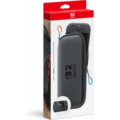 【NS2】周辺機器/Nintendo Switch 2 キャリングケース 画面保護シート付き