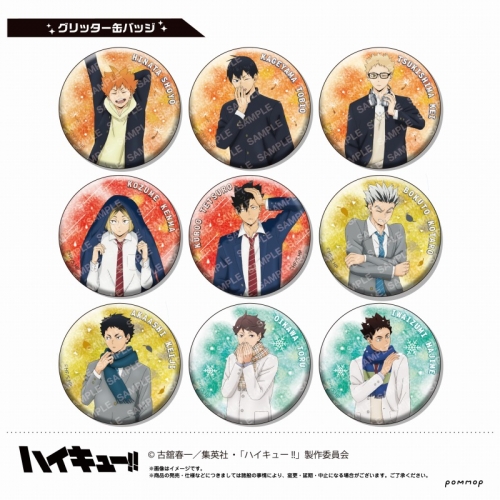 グッズ-バッチ】ハイキュー!! 缶バッジコレクション-お天気版権 第二弾 