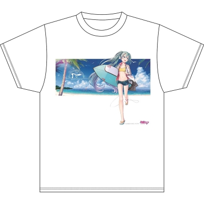 【グッズ-Tシャツ】初音ミク Tシャツ(ビーチクルージンver.) S【DBC】