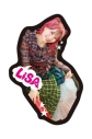 【グッズ(音楽)】ステッカー LiSA/ステッカー BLACK Ver.の画像