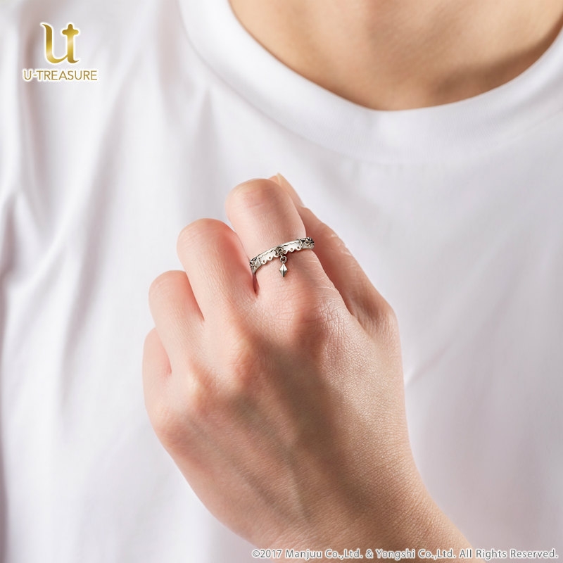 グッズ アクセサリー グッズ 指輪 アズールレーン モチーフリング イラストリアス シルバー 5号 アニメイト