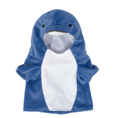 【グッズ-ぬい服】ノンキャラオリジナル プラッシュコスチューマー イルカ (S)