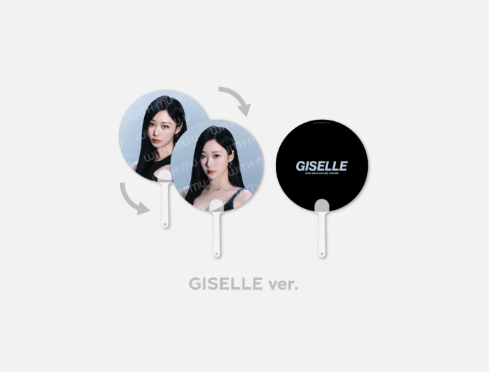 【Merchandise(Music)】Fan 2025 aespa SYNK: PARALLEL LINE - ENCORE_Lenticular Fan_GISELLE