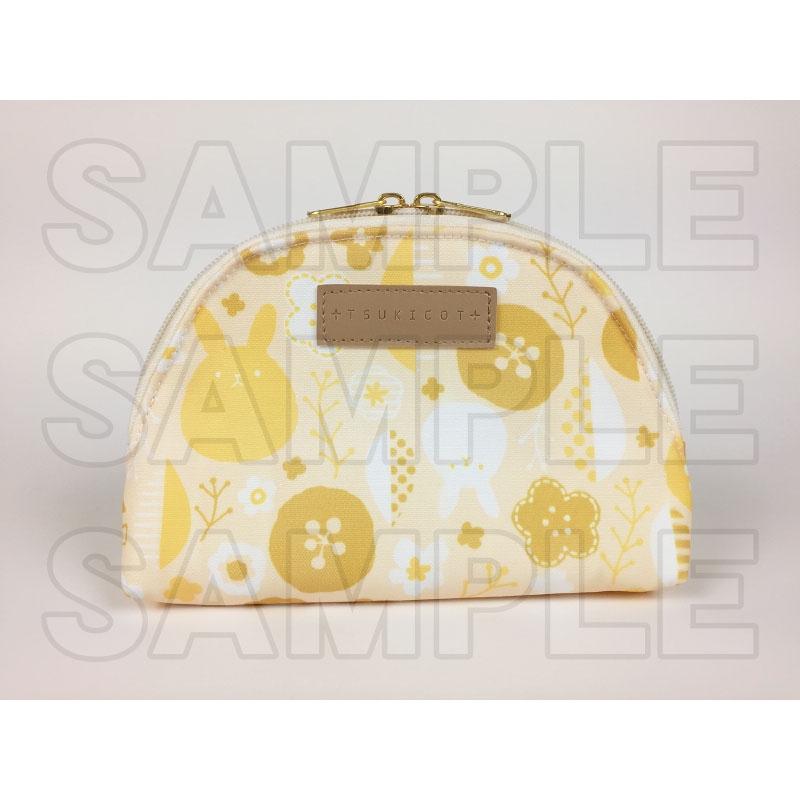 【グッズ-ポーチ】ツキウタ。 ポーチ テキスタイル柄 ツキウサ。【再販】