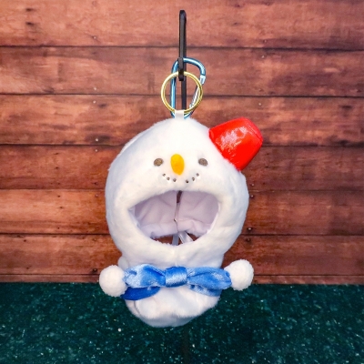 【グッズ-ぬい服】ノンキャラオリジナル プラッシュコスチューマー おでかけマスコット 雪だるま