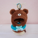 【グッズ-ぬい服】リラックマ プラッシュコスチューマー おでかけマスコット チャイロイコグマの画像