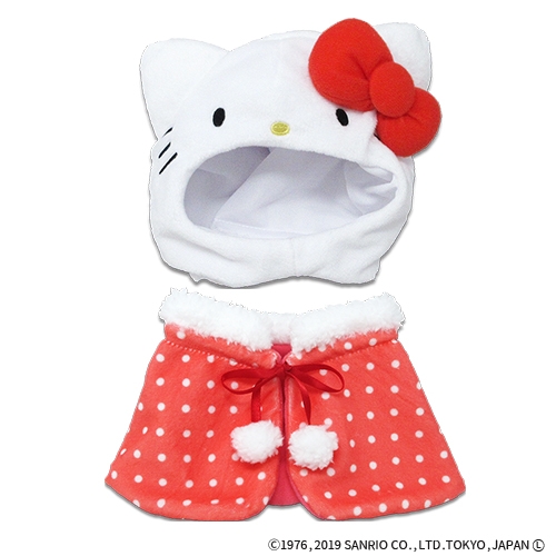 【グッズ-ぬい服】サンリオキャラクターズ プラッシュコスチューマー ハローキティ (L)