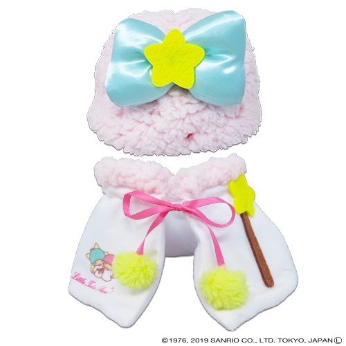【グッズ-ぬい服】サンリオキャラクターズ プラッシュコスチューマー リトルツインスターズ ララ (L)