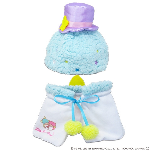 【グッズ-ぬい服】サンリオキャラクターズ プラッシュコスチューマー リトルツインスターズ キキ (L)