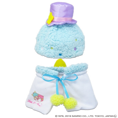 【グッズ-ぬい服】サンリオキャラクターズ プラッシュコスチューマー リトルツインスターズ キキ (L)