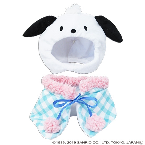 【グッズ-ぬい服】サンリオキャラクターズ プラッシュコスチューマー ポチャッコ (L)