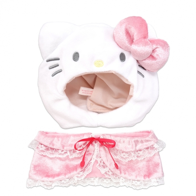 【グッズ-ぬい服】サンリオキャラクターズ プラッシュコスチューマー レースケープ ハローキティ (L)