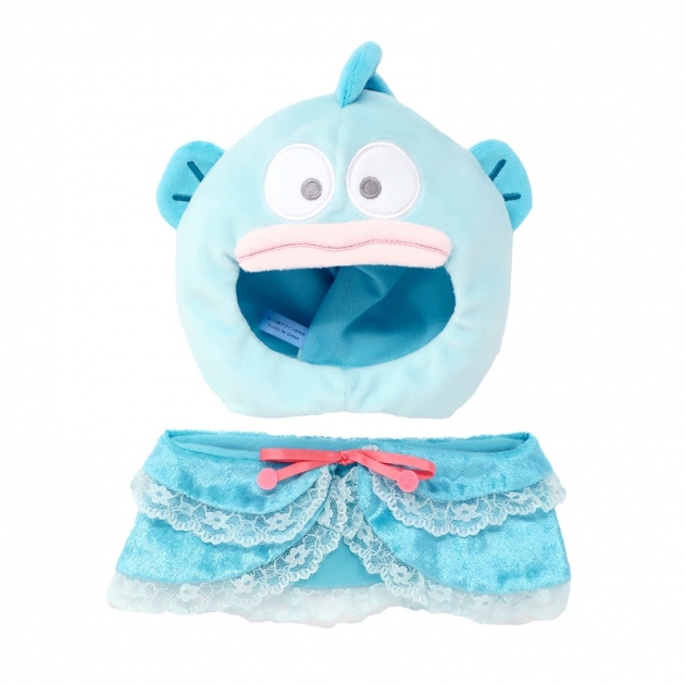 【グッズ-ぬい服】サンリオキャラクターズ プラッシュコスチューマー レースケープ ハンギョドン (L)