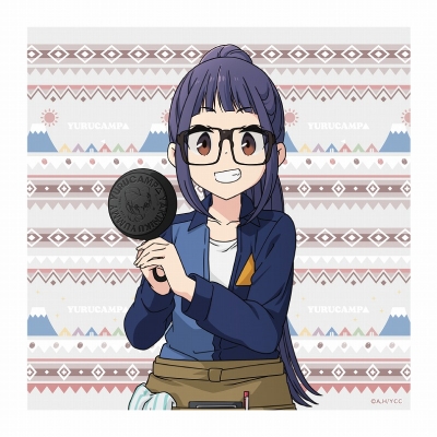 【グッズ-タオル】ゆるキャン YURUCAMP△BASE ハンドタオル 千明【アクロス】