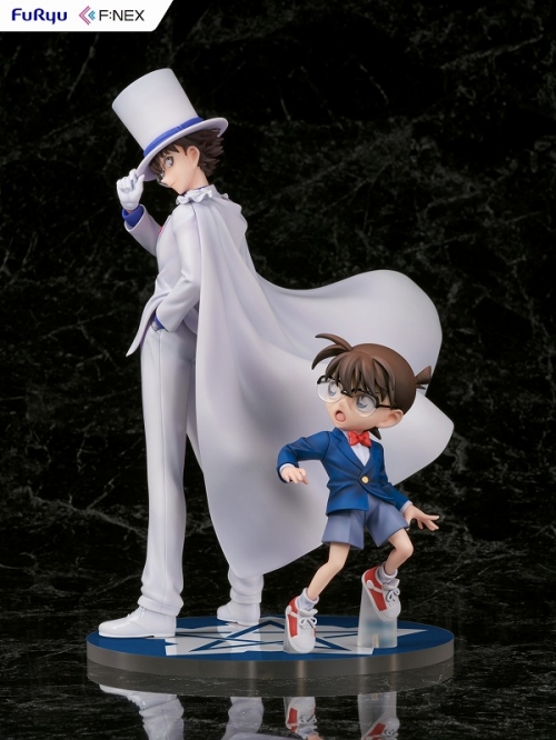 フィギュア】名探偵コナン 江戸川コナン＆怪盗キッド 1/7 完成品 