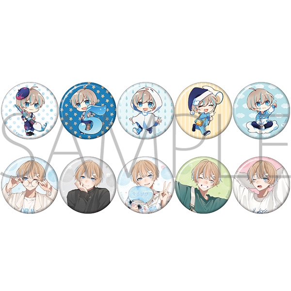 グッズ > バッチ類 > 【グッズ-バッチ】そらびび キャラバッジ 