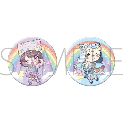 【グッズ-バッチ】TAMAchan 缶バッジセット/B たまミニキャラ&おむつくん