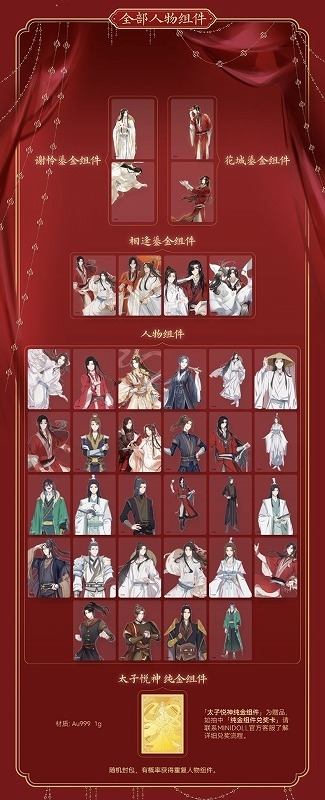 グッズ-セットもの】アニメ「天官賜福」 トレーディングデコセット 