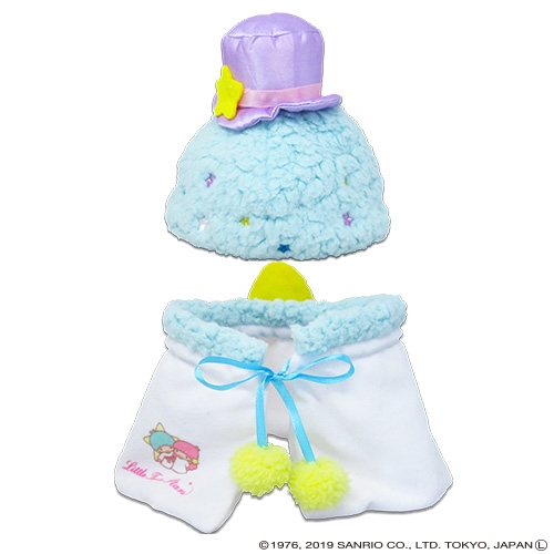 【グッズ-ぬい服】サンリオキャラクターズ プラッシュコスチューマー リトルツインスターズ キキ (M)