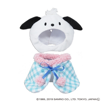 【グッズ-ぬい服】サンリオキャラクターズ プラッシュコスチューマー ポチャッコ (M)
