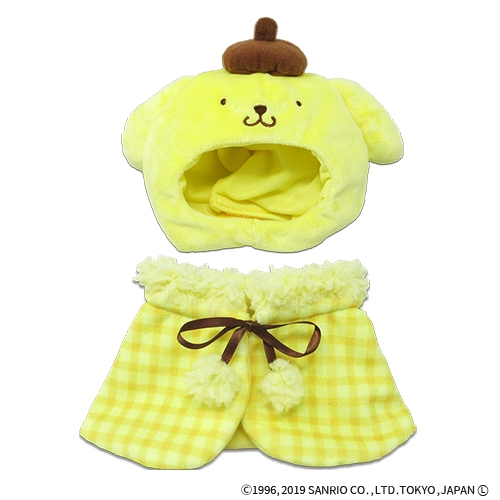 【グッズ-ぬい服】サンリオキャラクターズ プラッシュコスチューマー ポムポムプリン (M)
