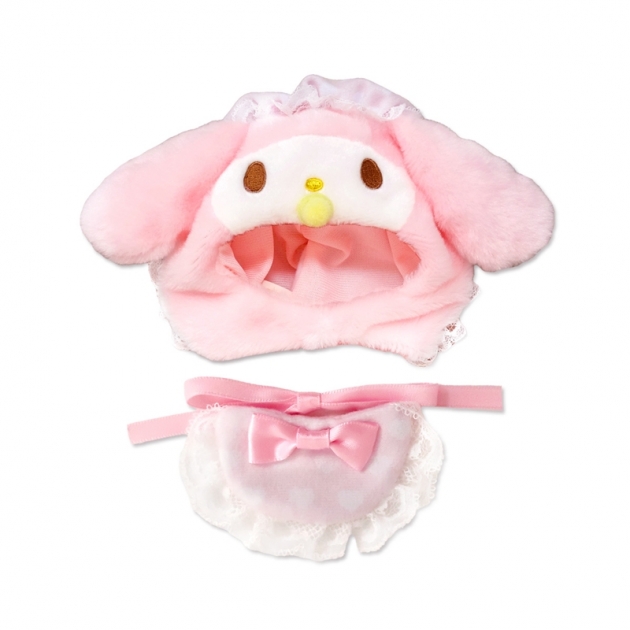【グッズ-ぬい服】サンリオキャラクターズ プラッシュコスチューマー ベビースタイル マイメロディ (M)