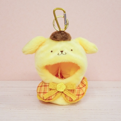 【グッズ-ぬい服】サンリオキャラクターズ プラッシュコスチューマー おでかけマスコット ポムポムプリン