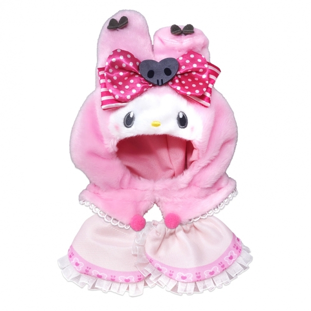 【グッズ-ぬい服】サンリオキャラクターズ MM50th & KU20th プラッシュコスチューマー マイメロディ (S)