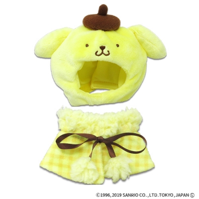 【グッズ-ぬい服】サンリオキャラクターズ プラッシュコスチューマー ポムポムプリン (S)