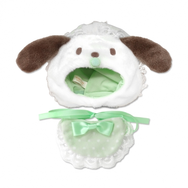 【グッズ-ぬい服】サンリオキャラクターズ プラッシュコスチューマー ベビースタイル ポチャッコ (S)