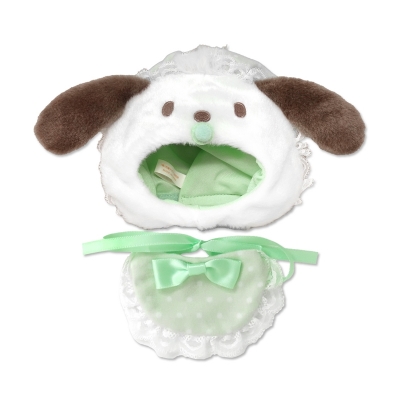 【グッズ-ぬい服】サンリオキャラクターズ プラッシュコスチューマー ベビースタイル ポチャッコ (S)