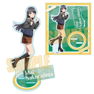 【グッズ-スタンドポップ】青春ブタ野郎はサンタクロースの夢を見ない アクリルスタンド 桜島 麻衣 トレンドファッションver.('90s)【アニメイト先行販売】