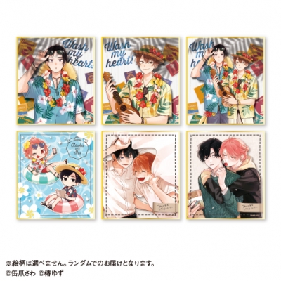 【グッズ-色紙】『みなと商事コインランドリー』 トレーディングミニ色紙【「カラオケの鉄人」コラボ】