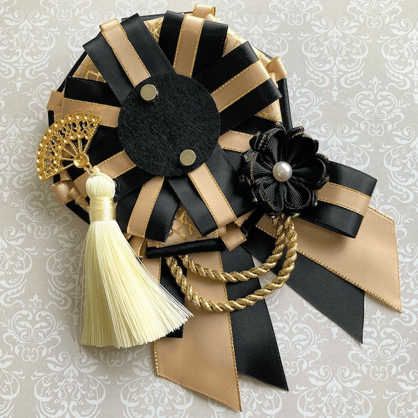 【グッズ-マグネット】ノンキャラオリジナル 和風ロゼット BE【G.triger】