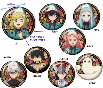 グッズ-バッチ】とんがり帽子のアトリエ シャイントレーディング缶 