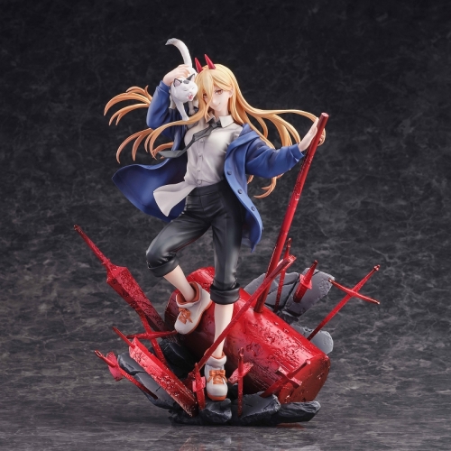 美少女フィギュア】チェンソーマン パワー＆ニャーコ 1/7 完成品 