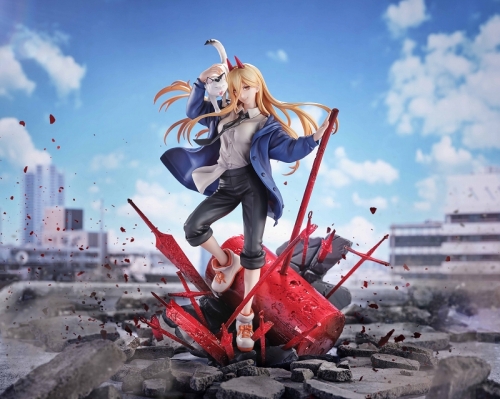 美少女フィギュア】チェンソーマン パワー＆ニャーコ 1/7 完成品 