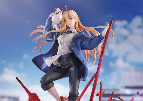 美少女フィギュア】チェンソーマン パワー＆ニャーコ 1/7 完成品 