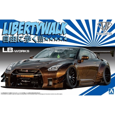 【プラモデル】1/24 リバティウォーク No.12 LB★ワークス R35 GT-R type 2 Ver.1 1/24【再販】