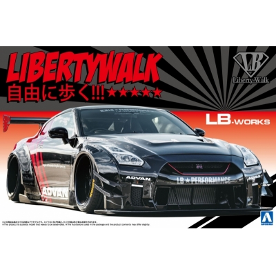 【プラモデル】1/24 リバティウォーク No.13 LB★ワークス R35 GT-R type 2 Ver.2 1/24【再販】