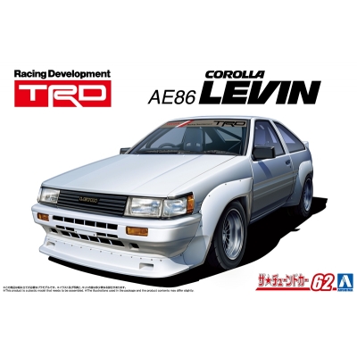 【プラモデル】ザ☆チューンドカー No.62 TRD AE86 カローラレビン N2 仕様 '83(トヨタ) 1/24【再販】