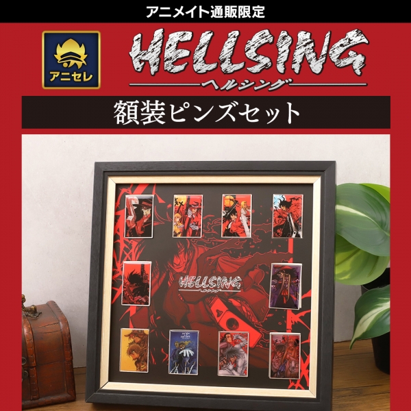 グッズ-ピンバッチ】ヘルシング 額装ピンズセット【アニセレ 
