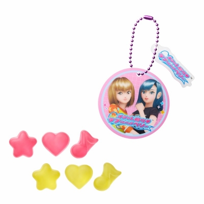 【グッズ-食品】オシャレ魔女 ラブ and ベリー ミラーチャーム&グミ